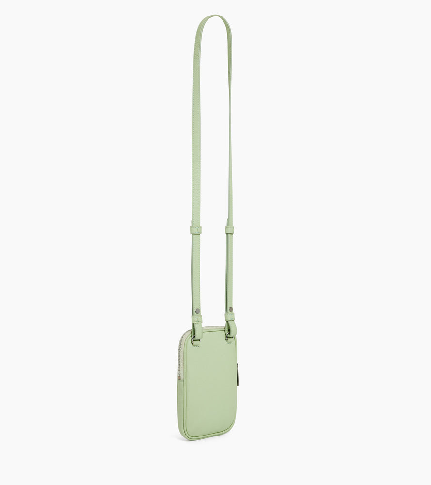 Emile phone case in grained leather