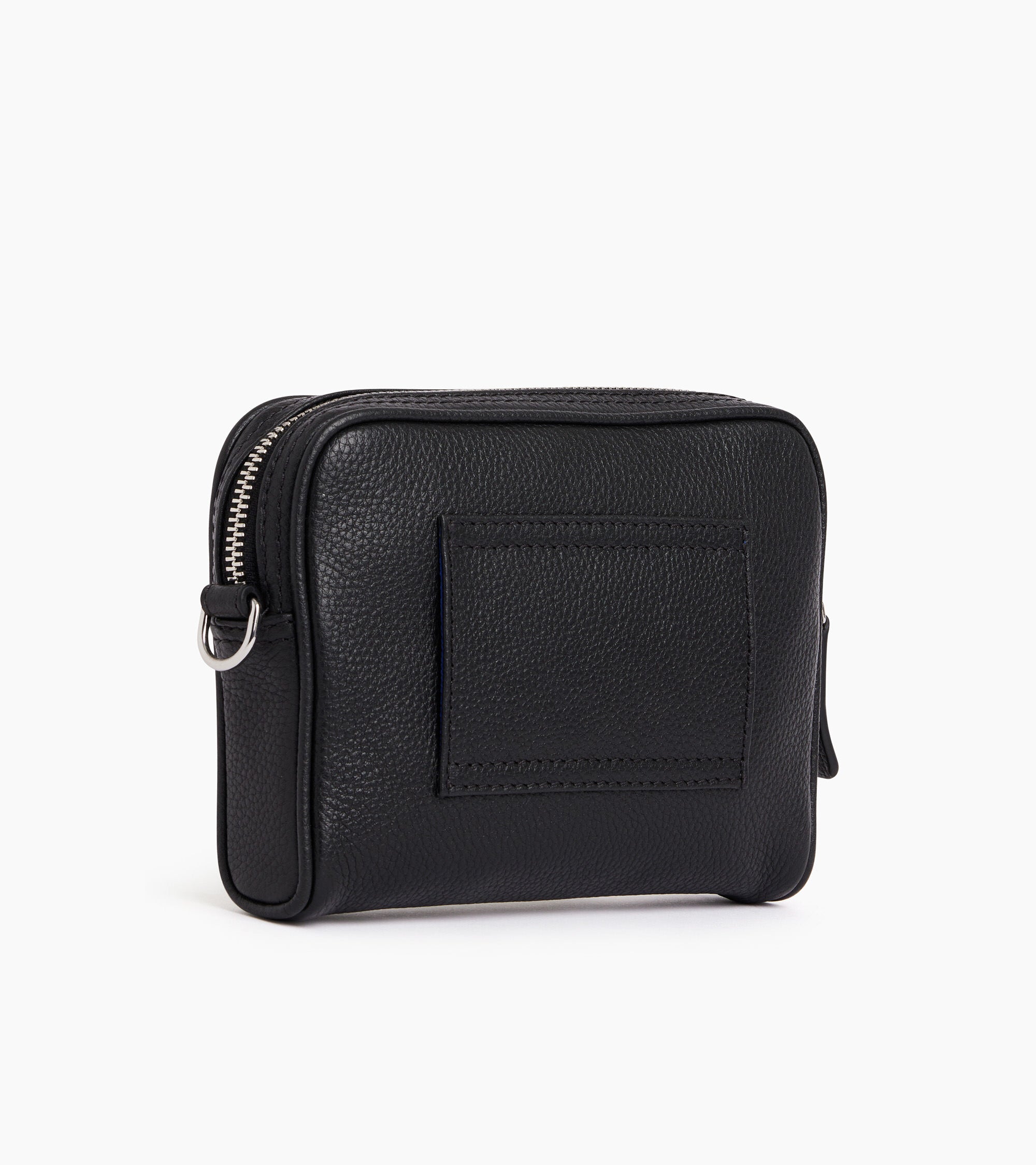 Kleine Tasche Charles aus genarbtem Leder mit abnehmbarer Handschlaufe