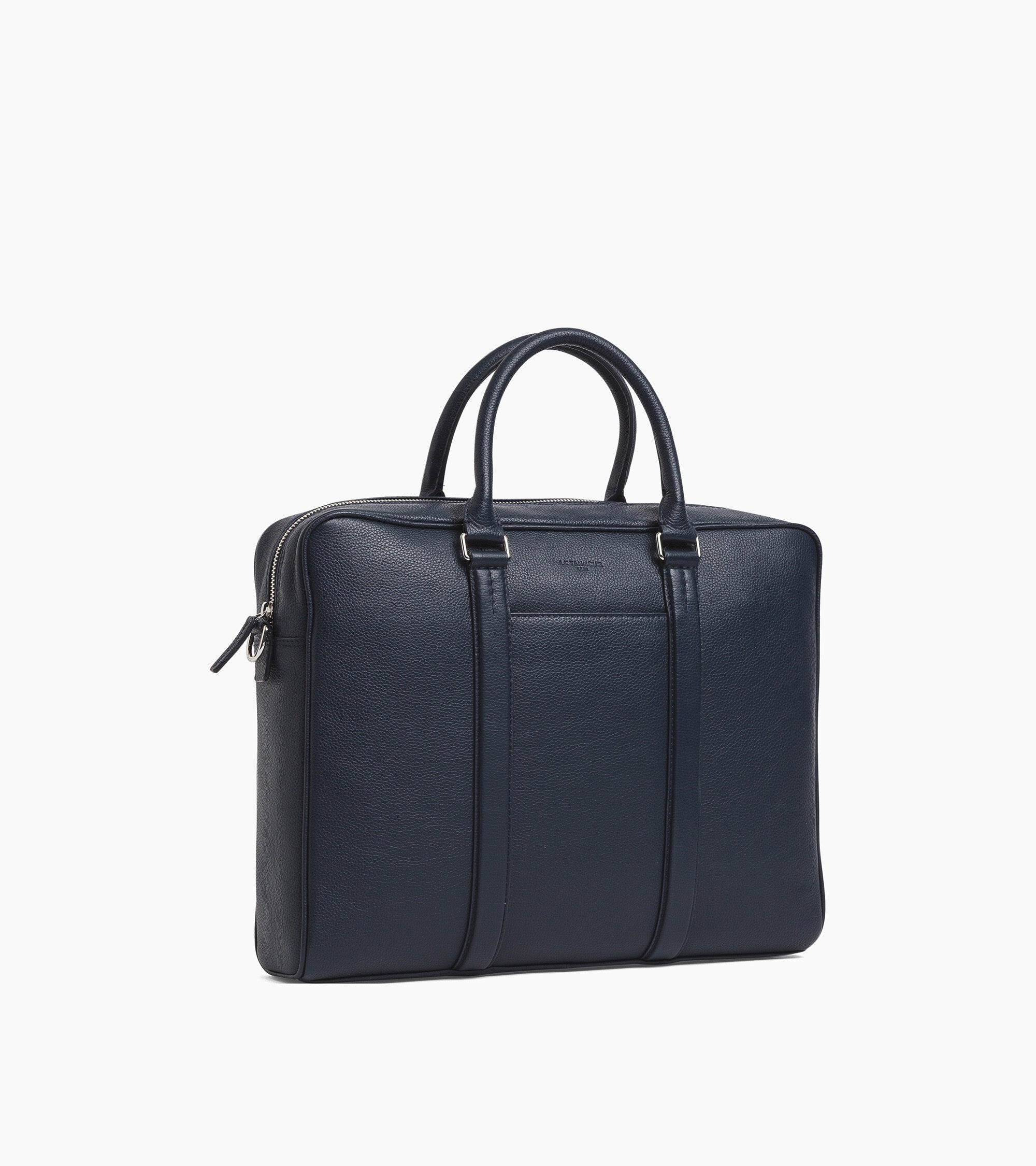 17" Charles Aktentasche aus genarbtem Leder mittleres Modell