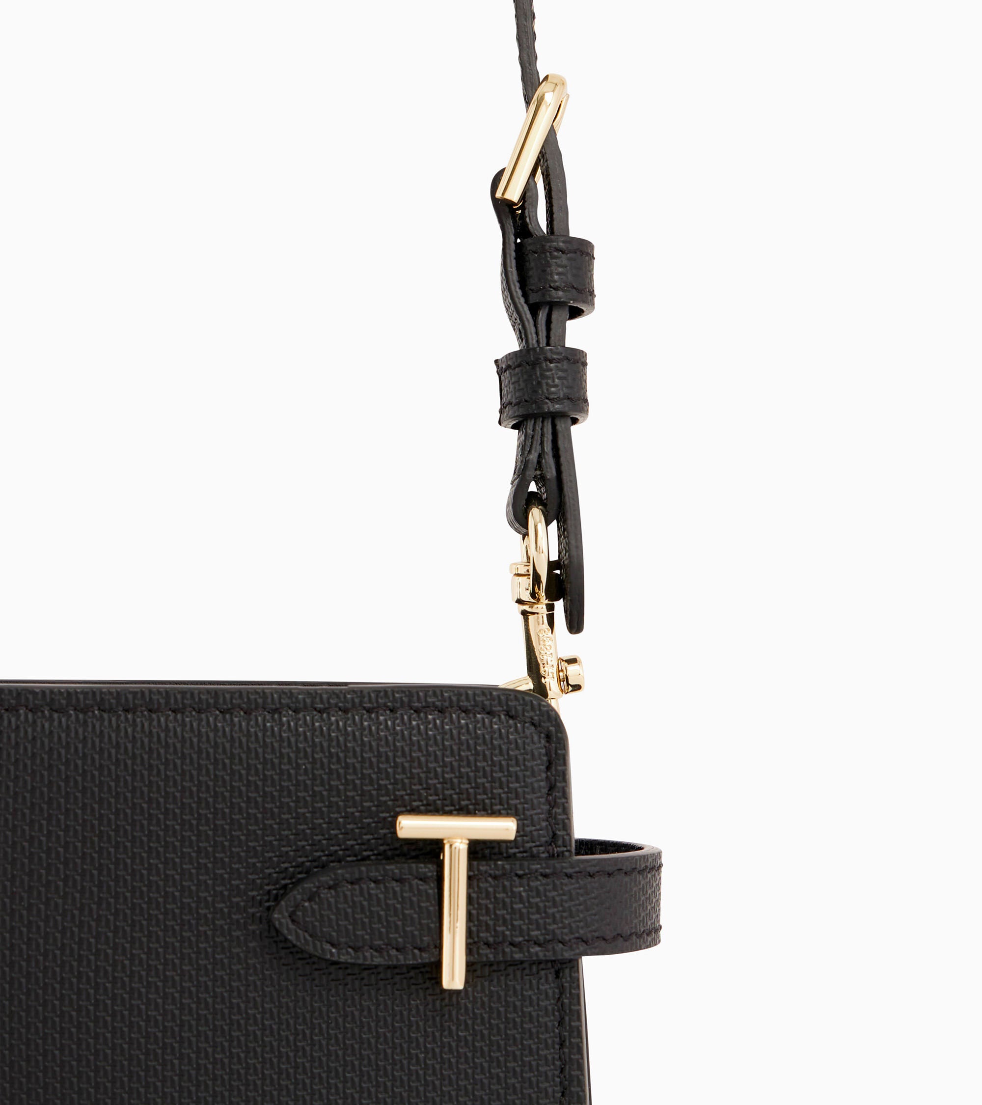 Baguette-Tasche Emilie aus T-Signaturleder