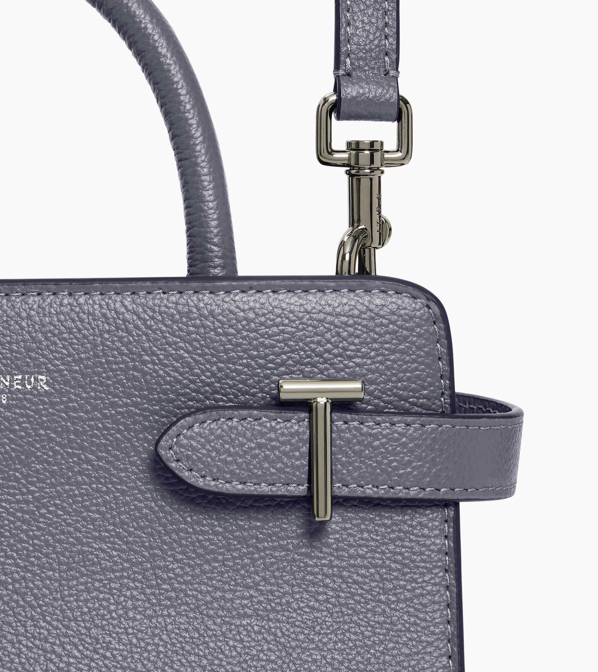 Emilie small handbag in grained leather