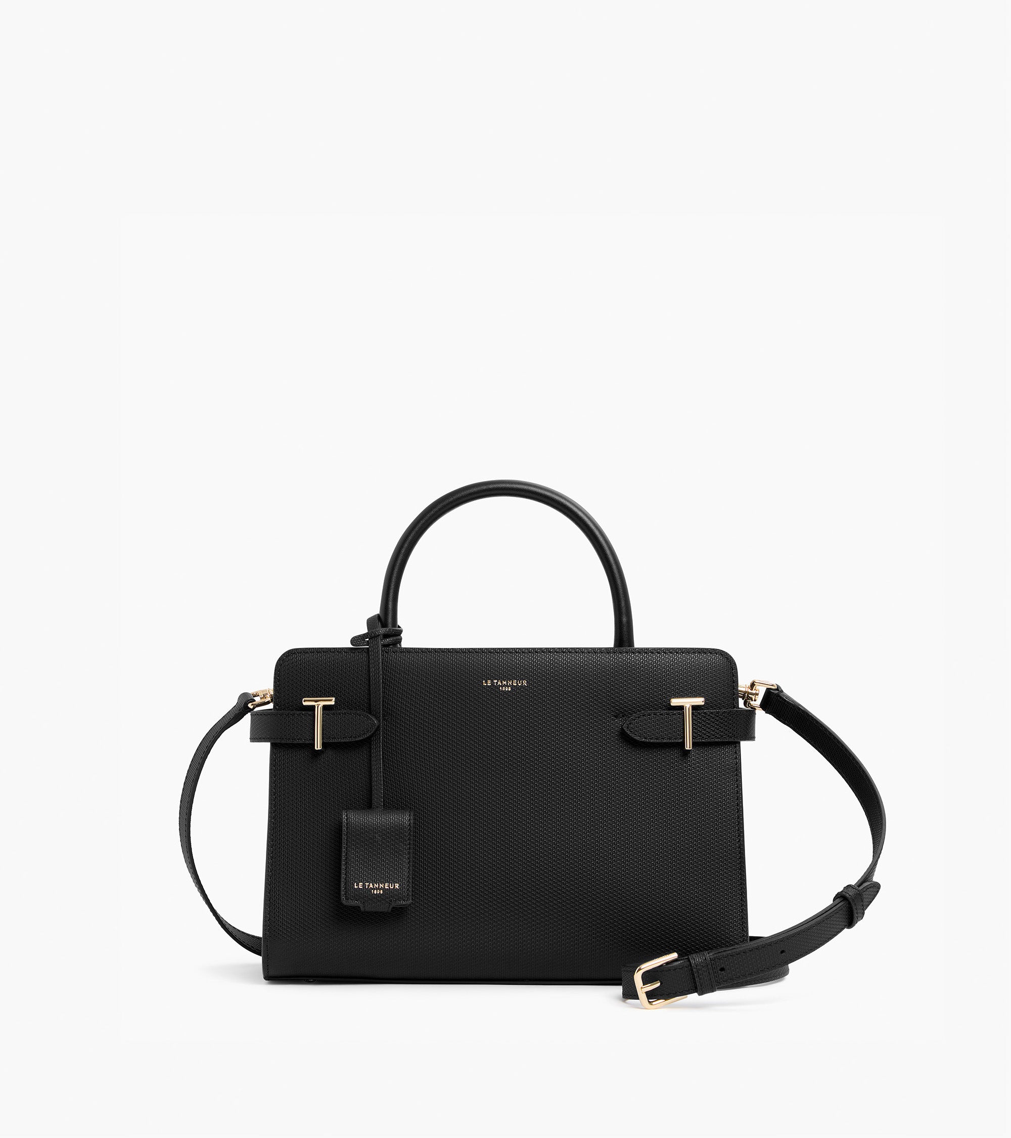 Mittelgroße Handtasche Emilie aus T-Signaturleder