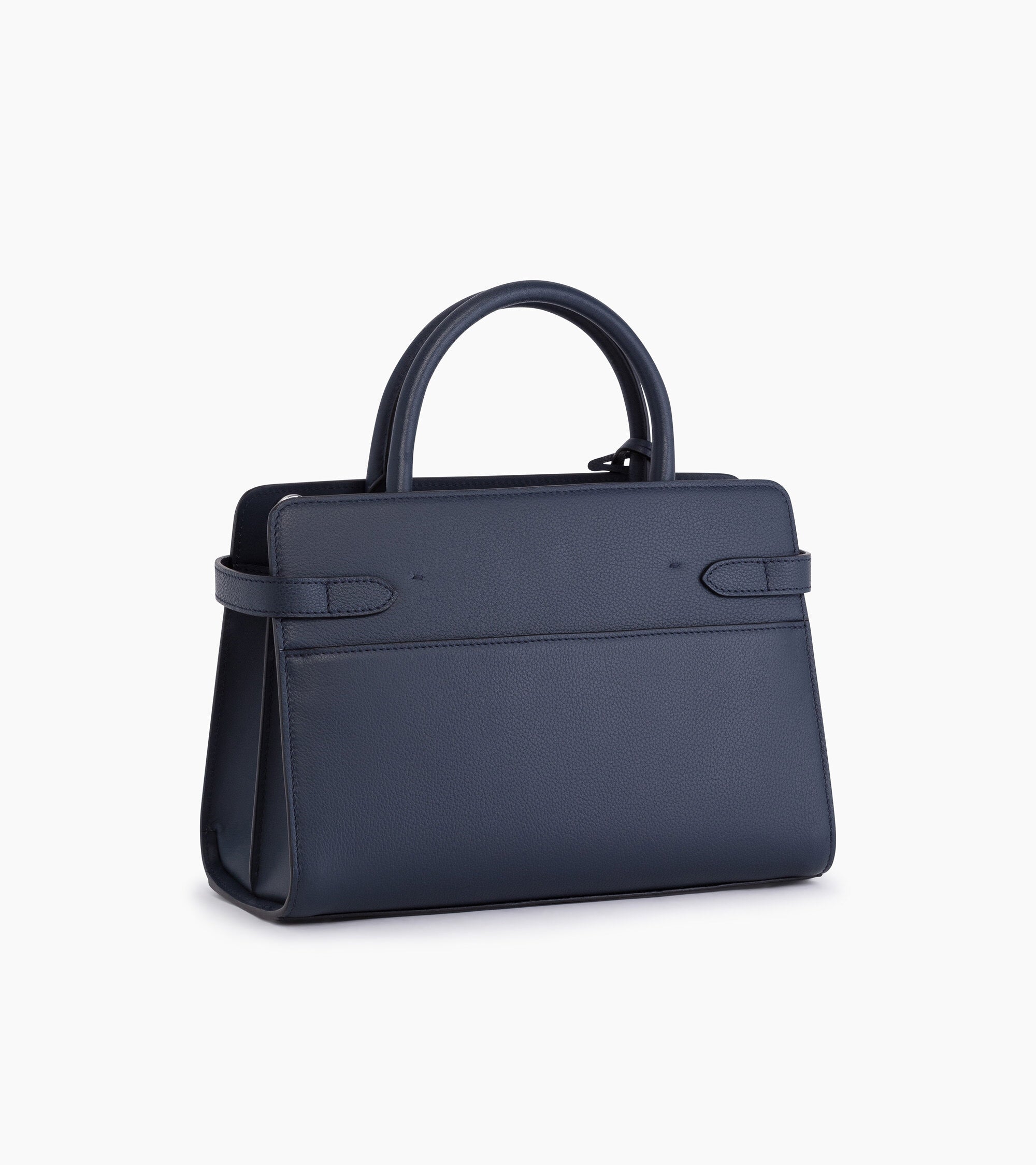 Mittelgroße Handtasche Emilie aus genarbtem Leder