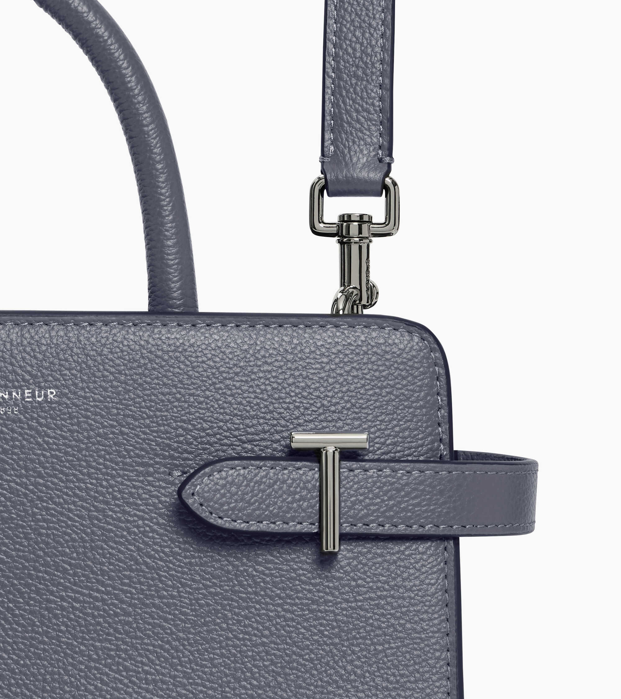 Bolso mediano Emilie de piel texturizada