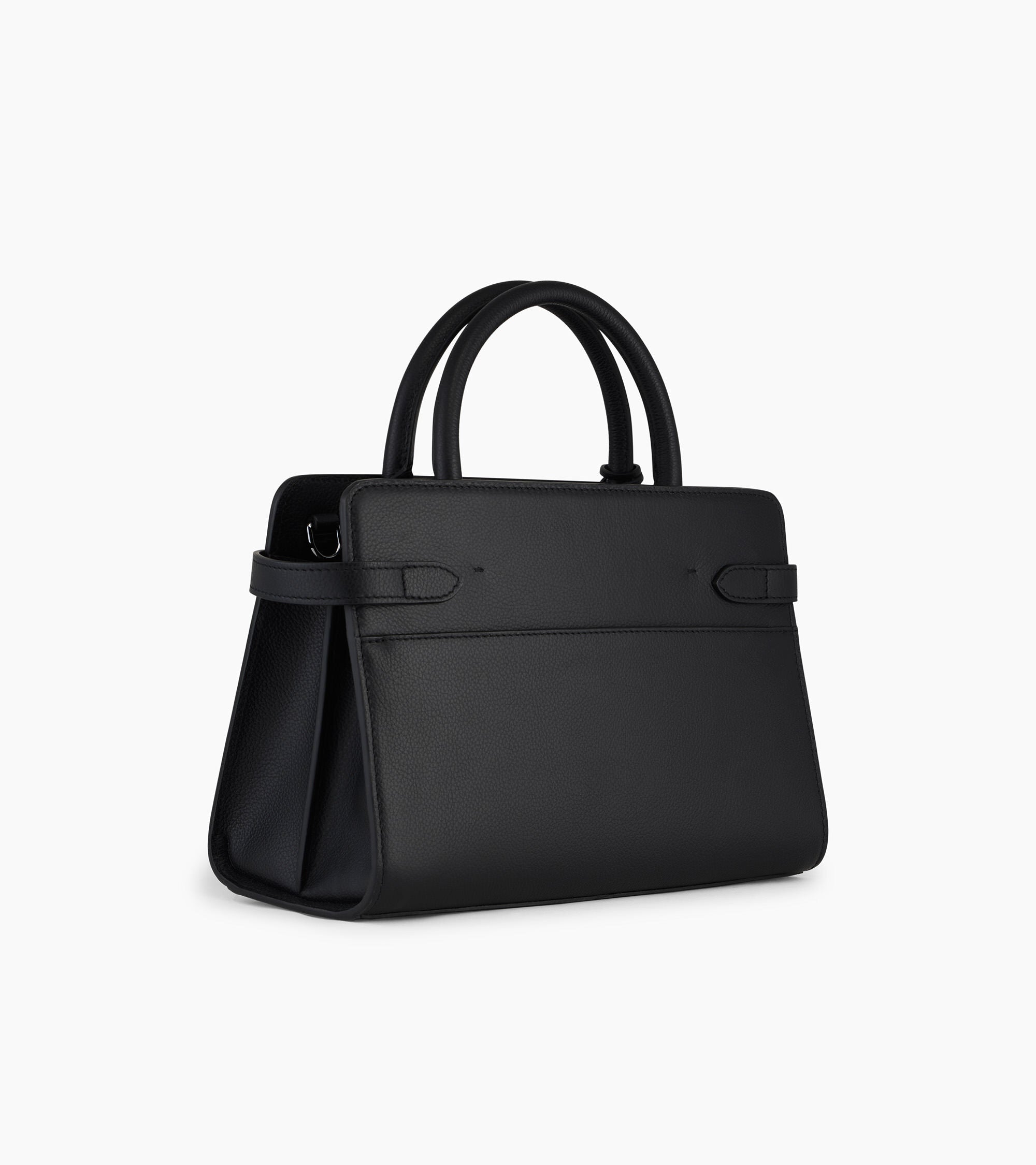 Mittelgroße Handtasche Emilie aus genarbtem Leder