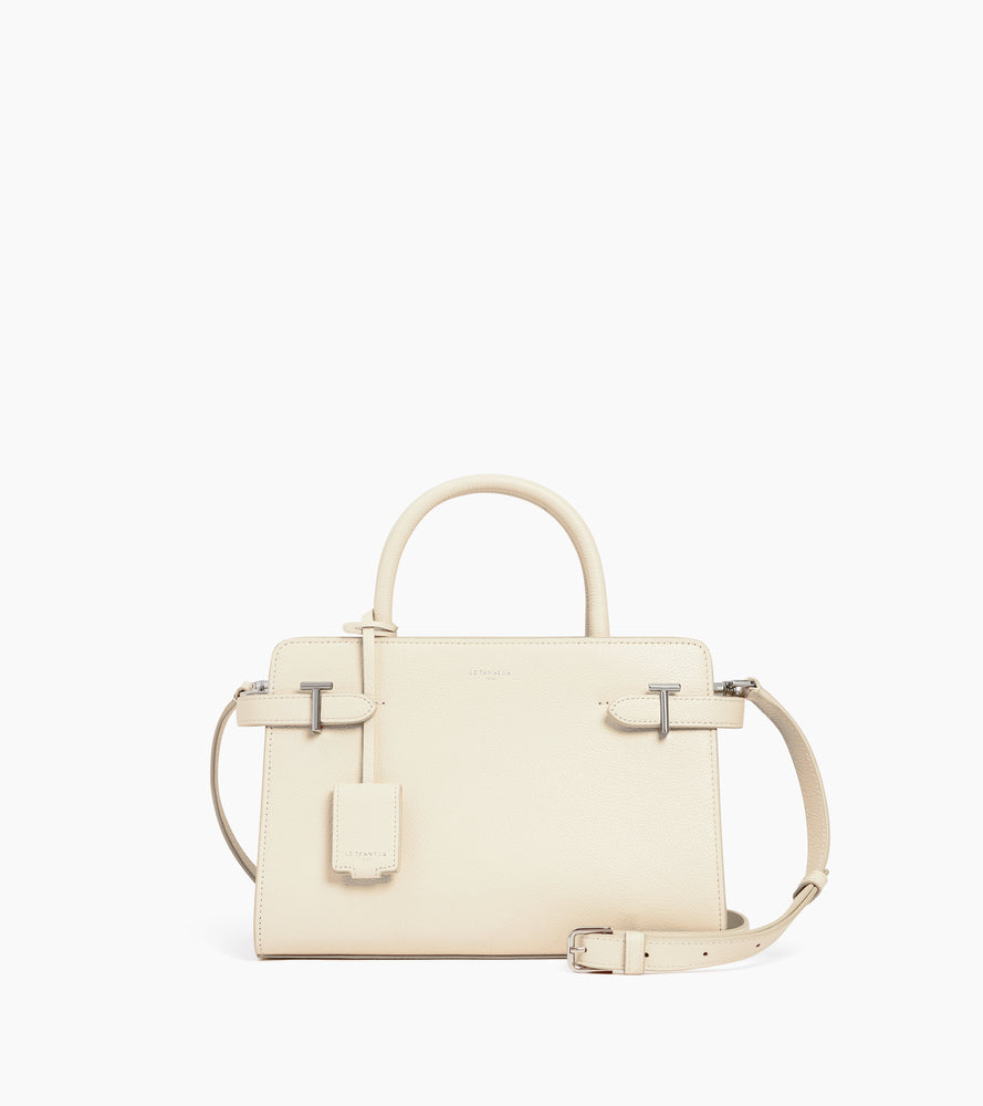 Sac à main moyen modèle Emilie en cuir grainé