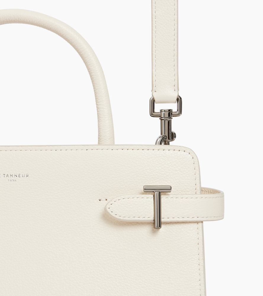 Sac à main moyen modèle Emilie en cuir grainé