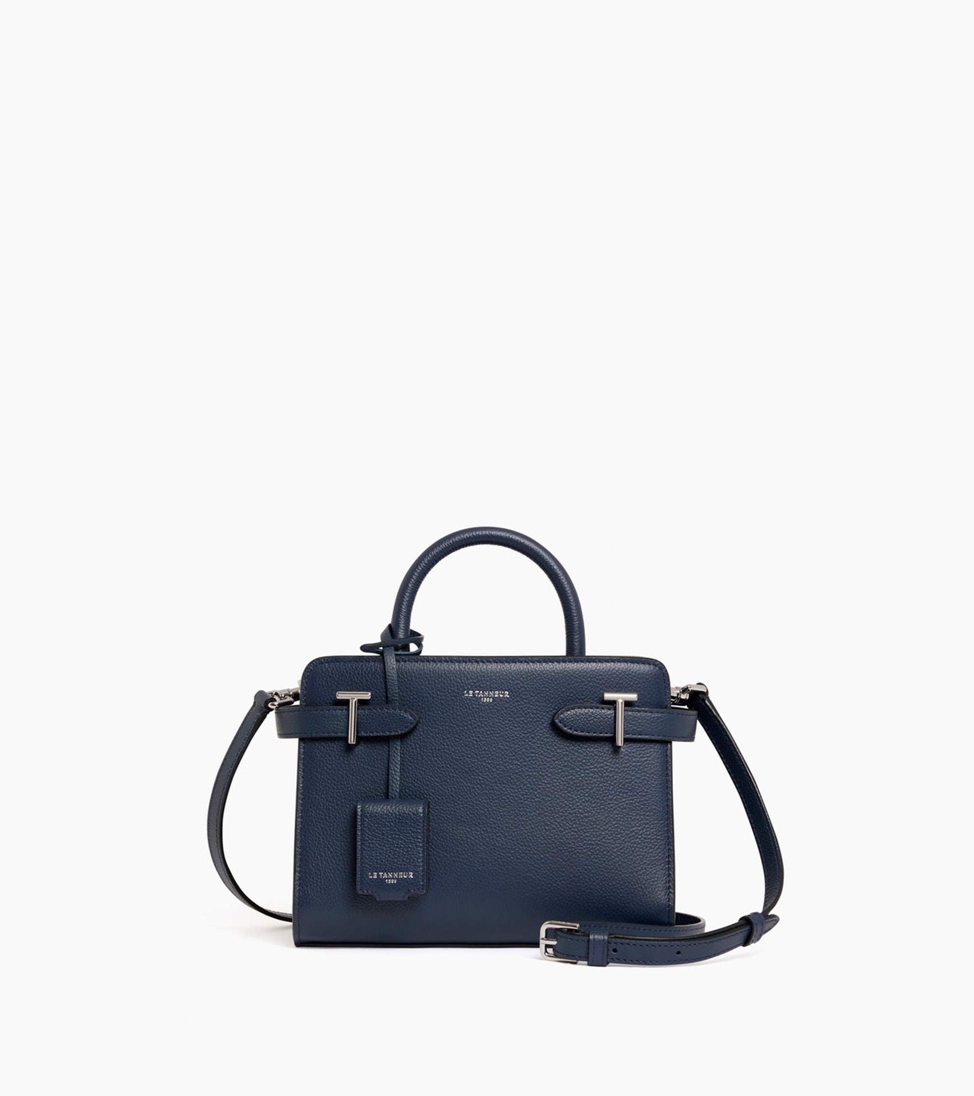 Kleine Handtasche Emilie aus genarbtem Leder
