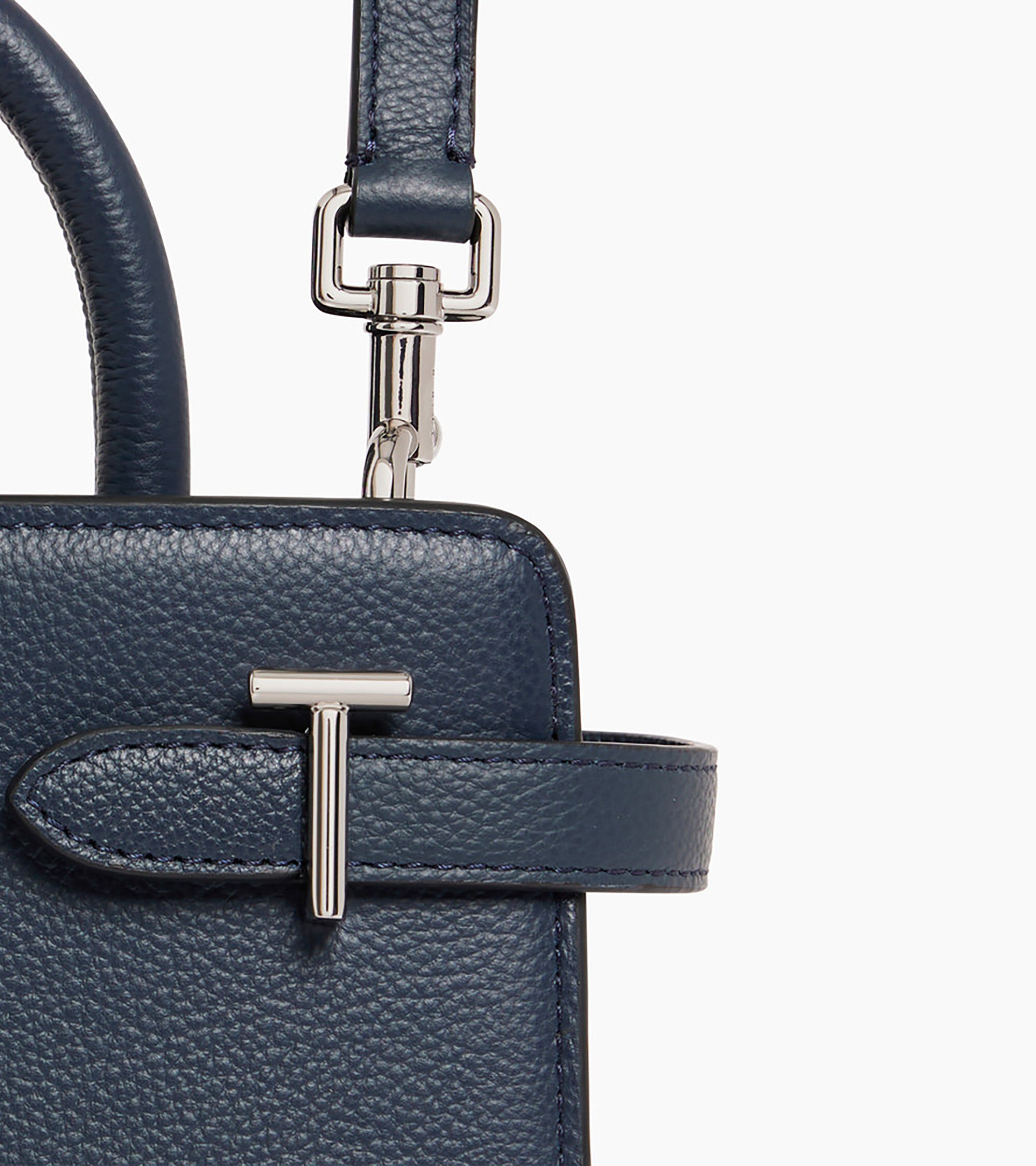 Kleine Handtasche Emilie aus genarbtem Leder