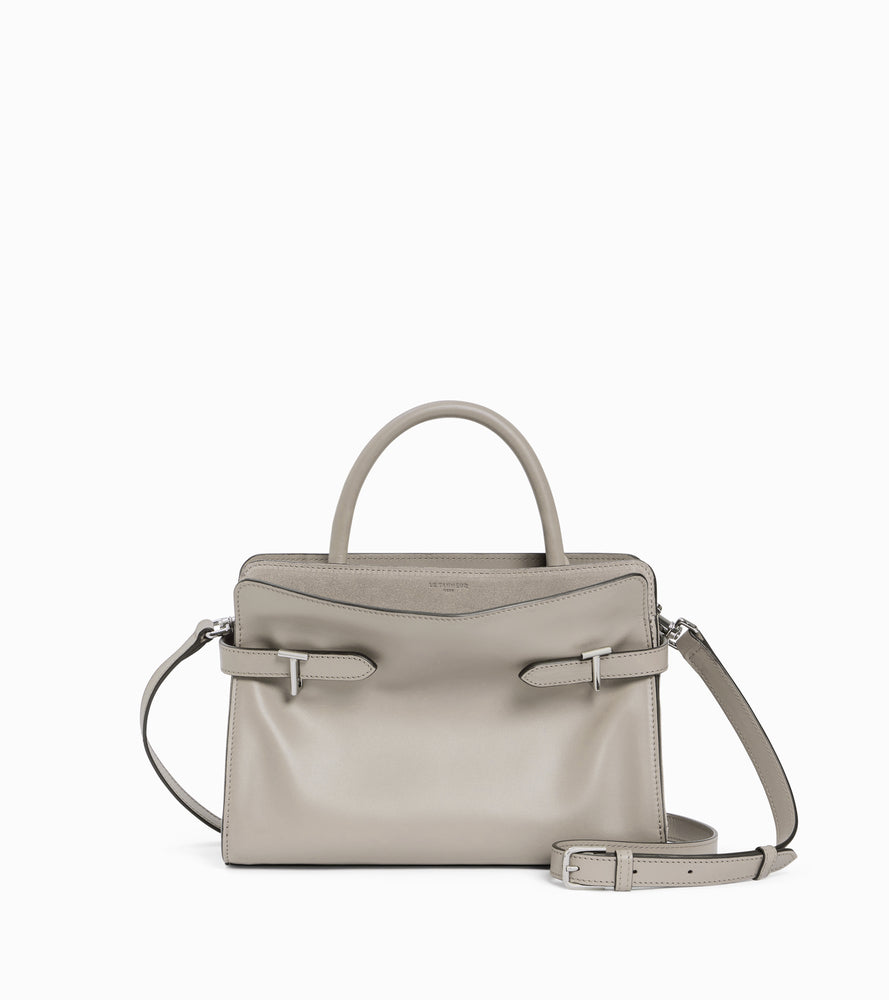 Mittelgroße Handtasche Emie aus Glattleder und nubuk