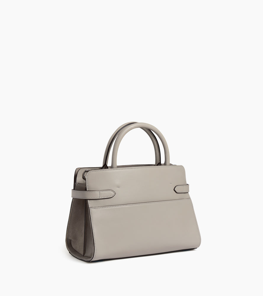 Mittelgroße Handtasche Emie aus Glattleder und nubuk