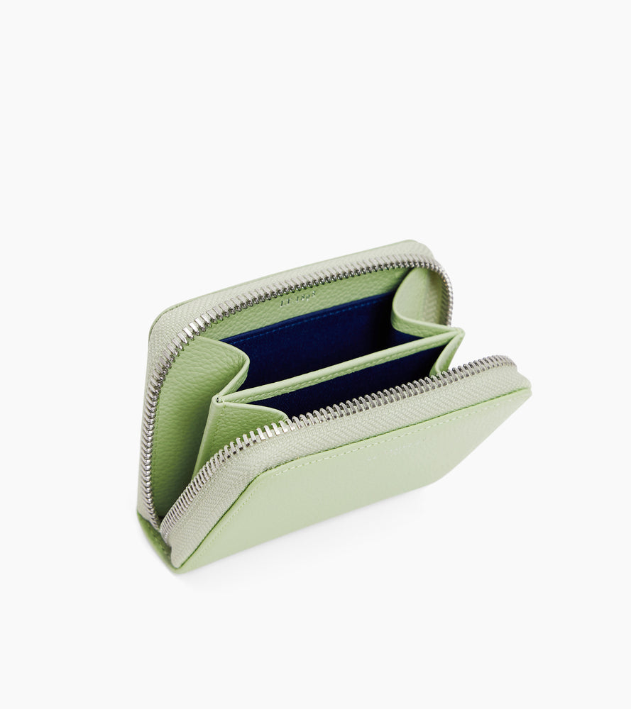 Porte monnaie Emilie en cuir grainé