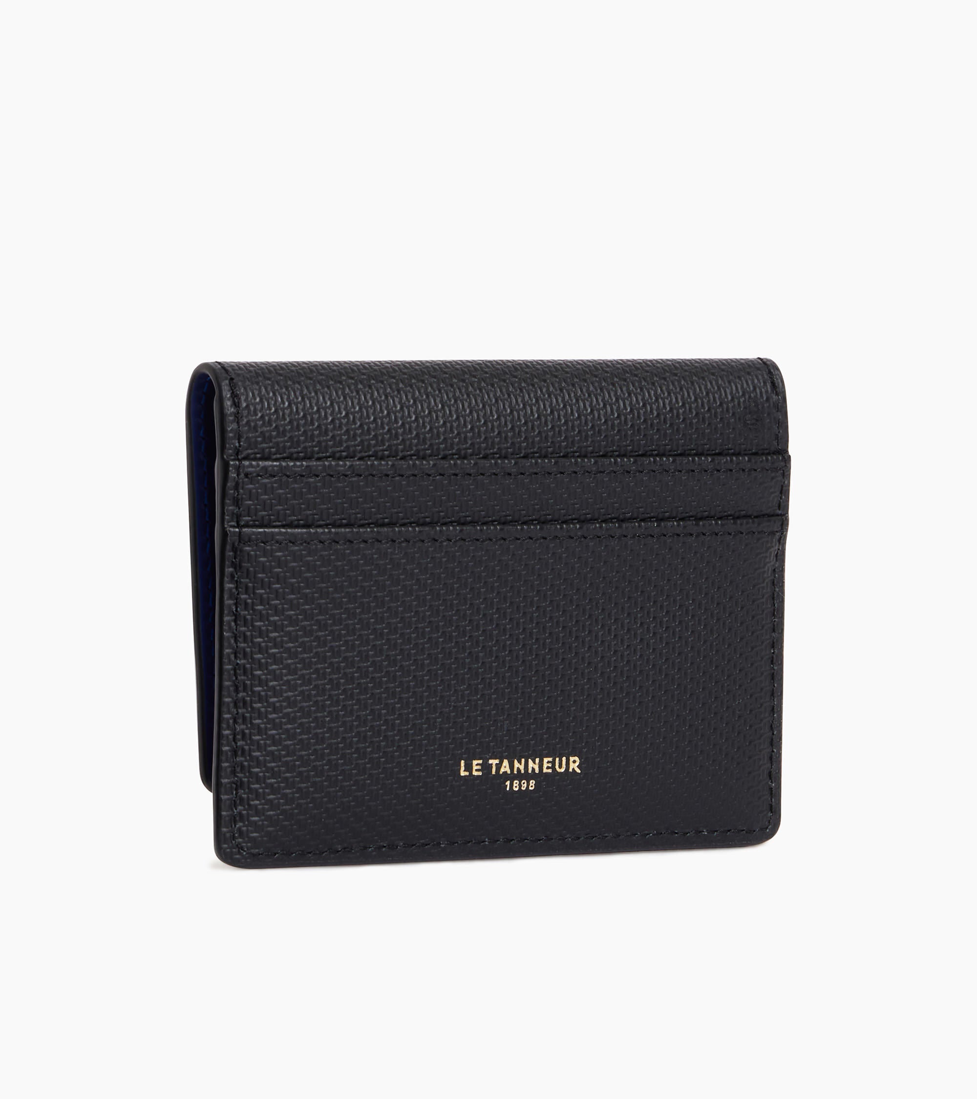 Kartenetui aus Leder Emilie mit Klappe und T-Signatur