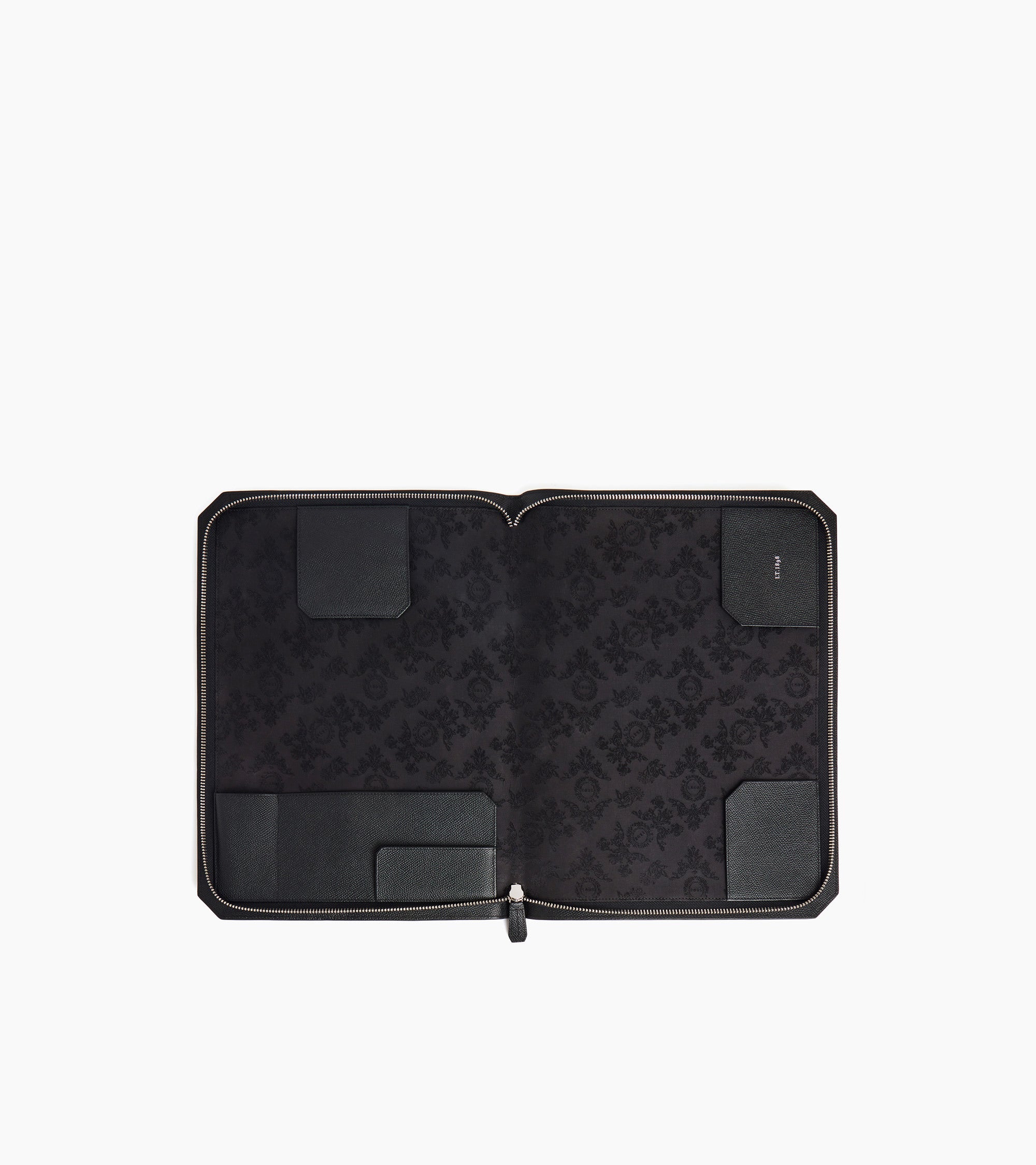 Laptoptasche Gaston aus genarbtem Kreuzleder