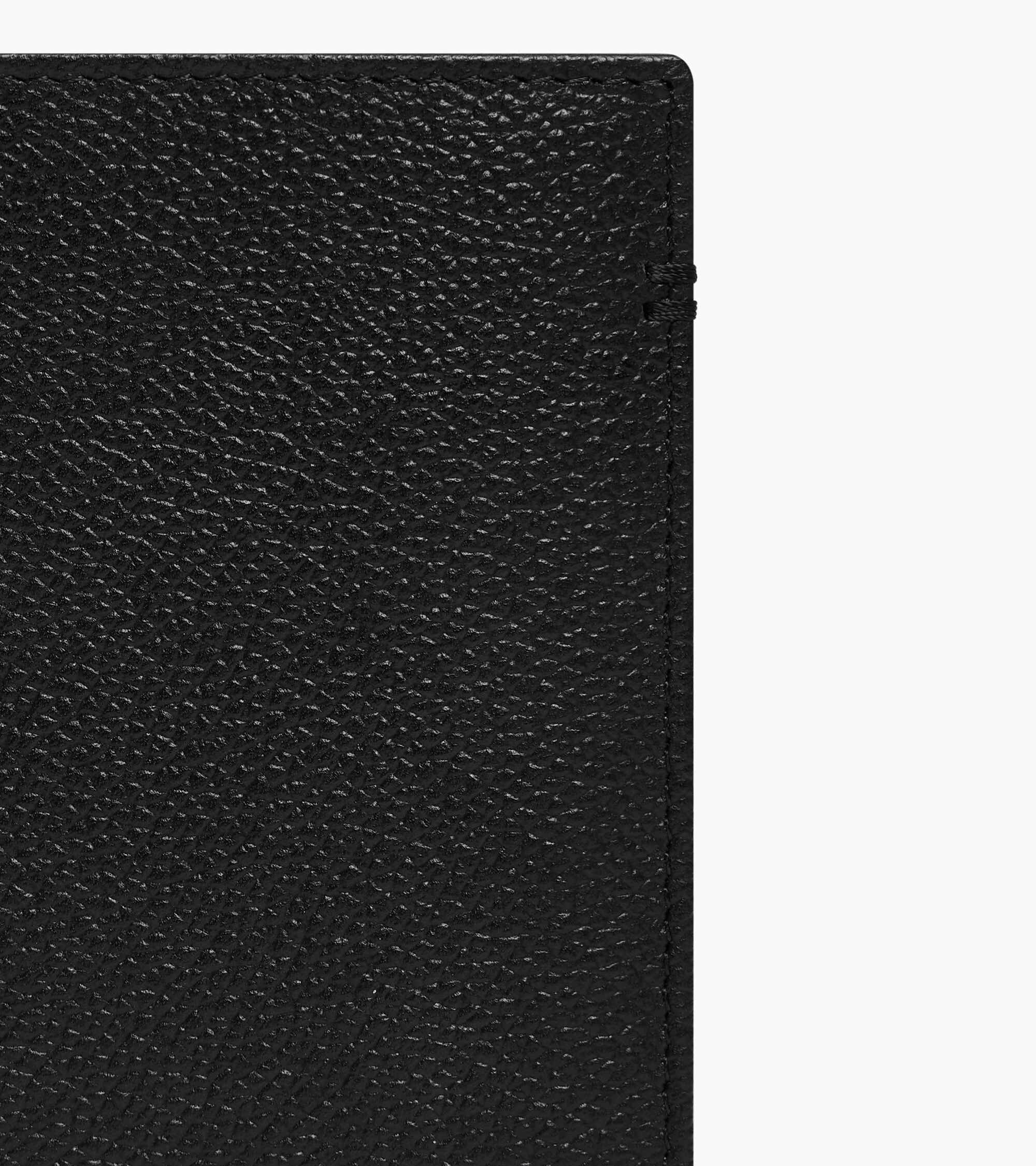 Lucien グレインレザー ファスナー付き ミディアム 縦型 二つ折り財布