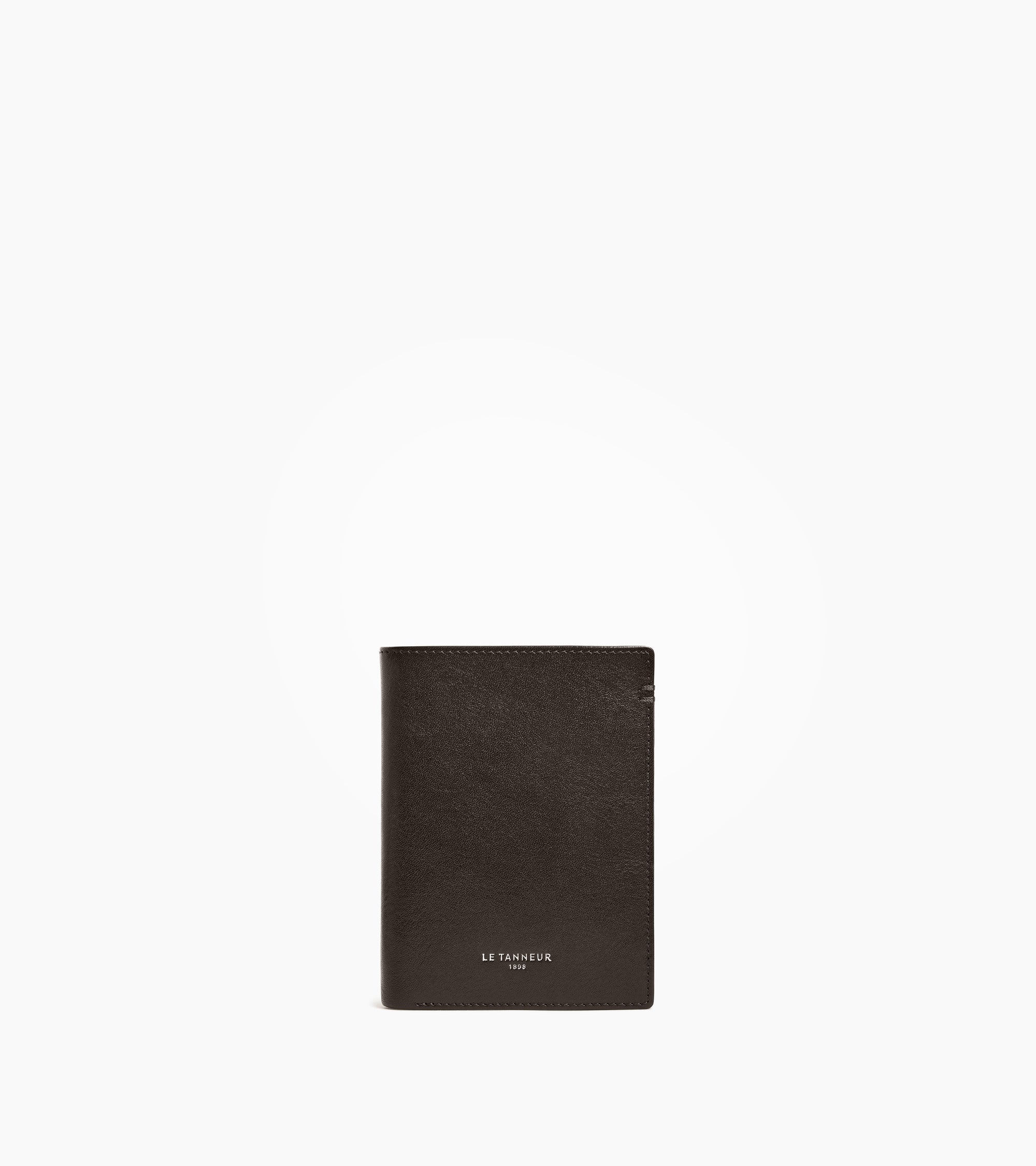 Lucien オイルレザー ファスナー付き 縦型 財布