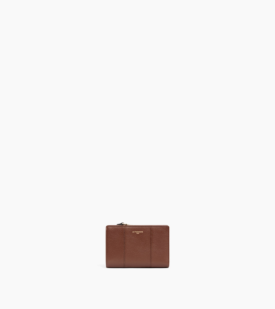 Portefeuille moyen modèle Juliette en cuir grainé