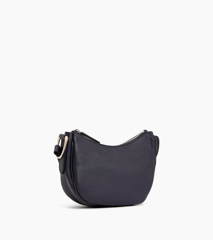 Pequeño bolso bandolera Madeleine en cuero de ternera texturizado