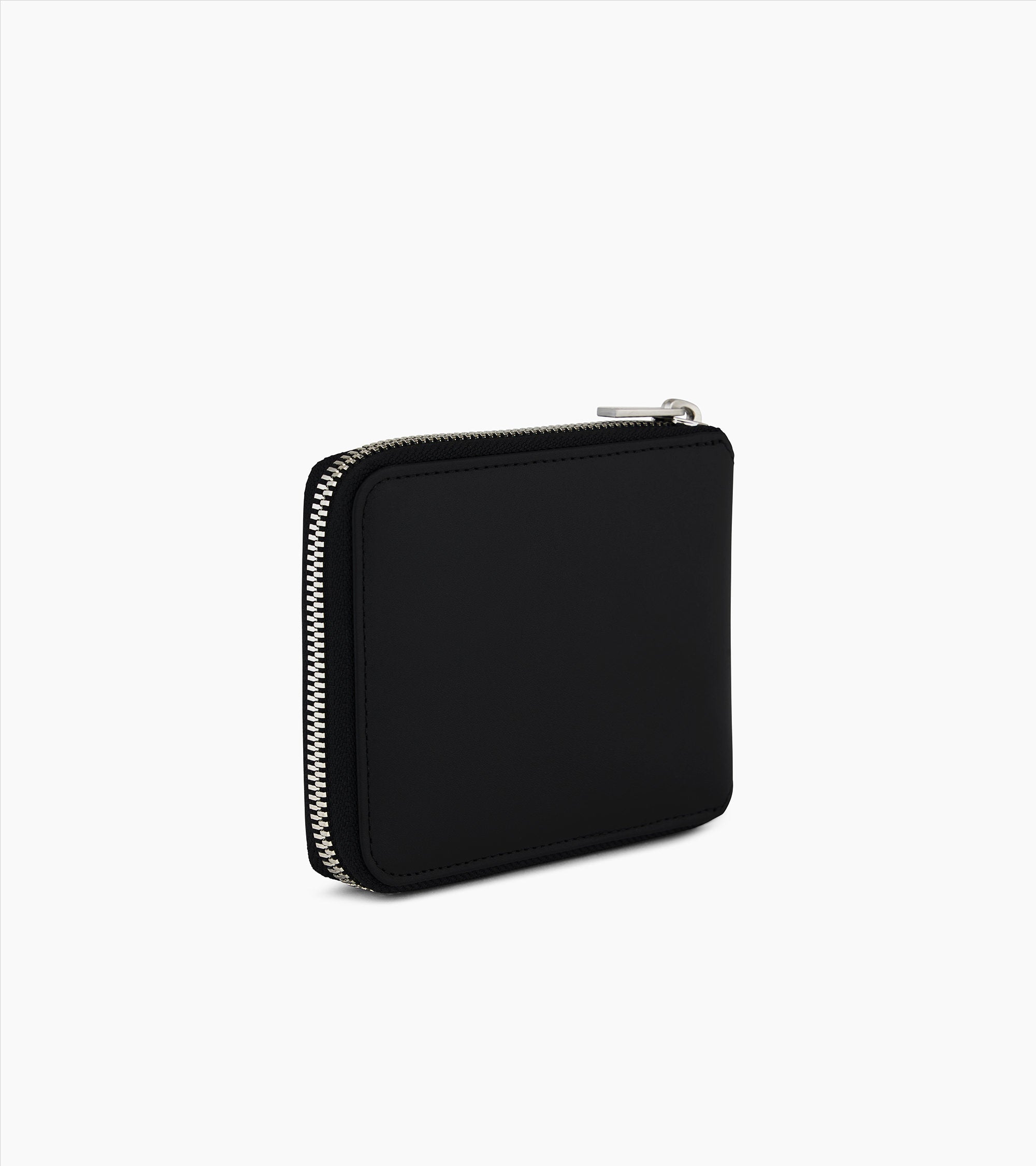 Porte monnaie zippé Maurice en cuir lisse