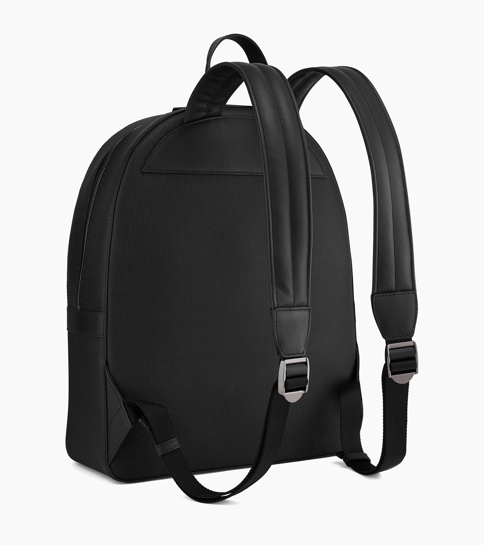 Rucksack Emile aus monogrammiertem Leder