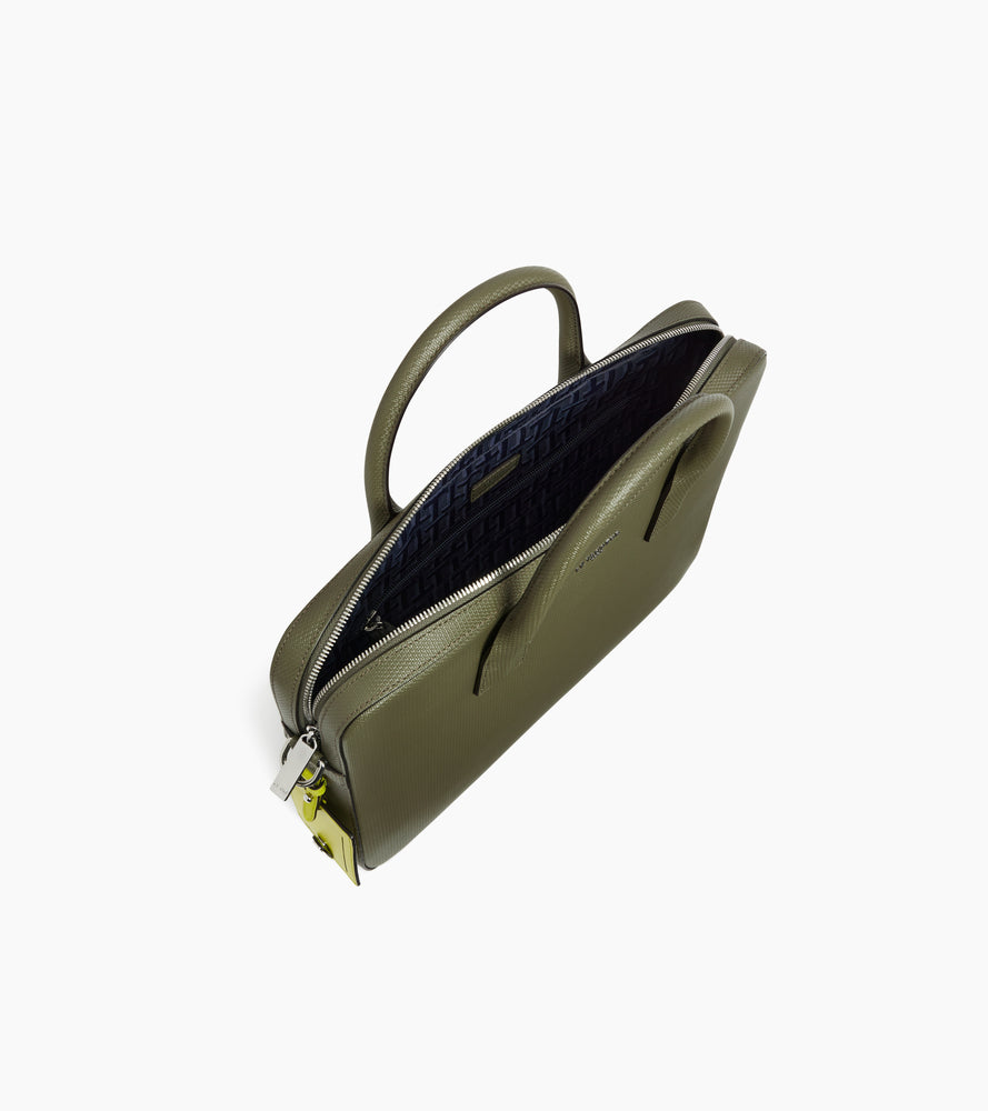Porte document slim 14" Emile en cuir signature T