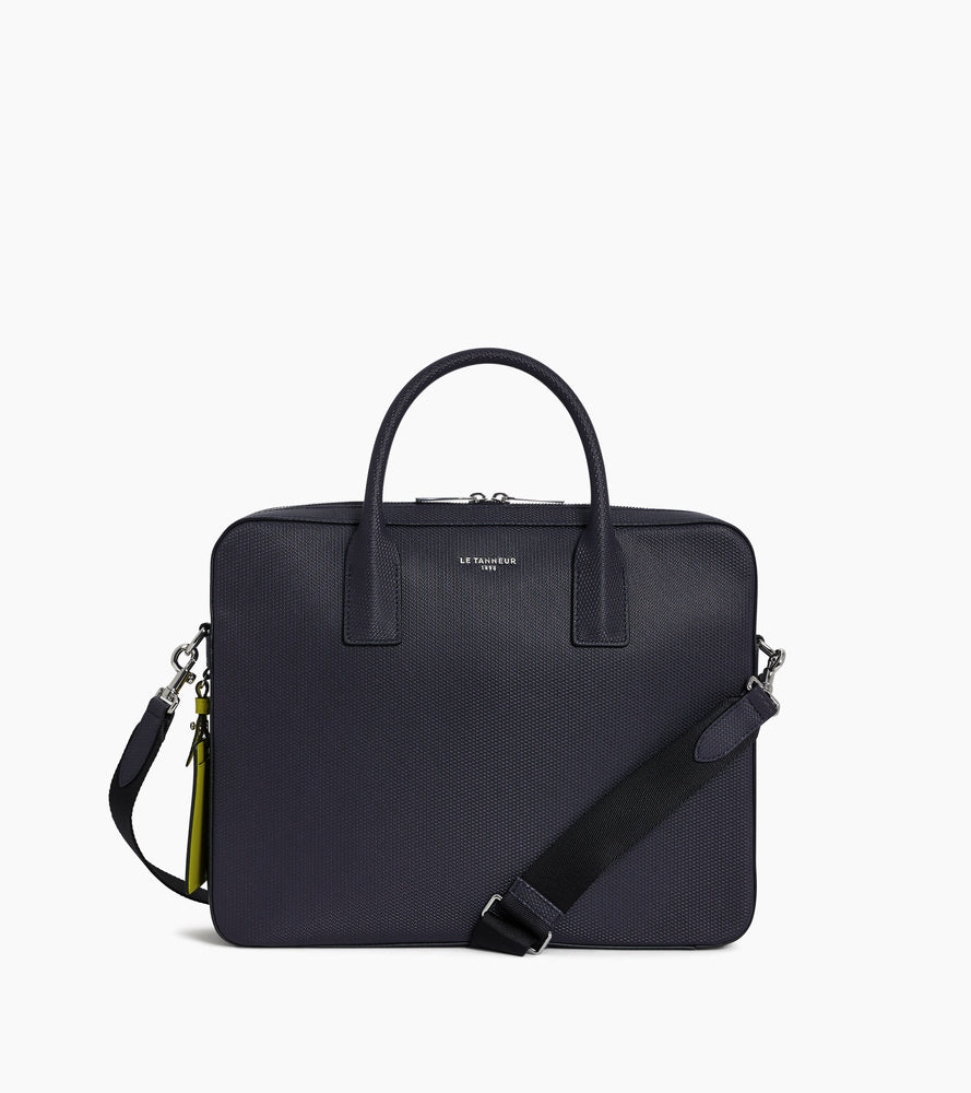Porte document slim 14" Emile en cuir signature T