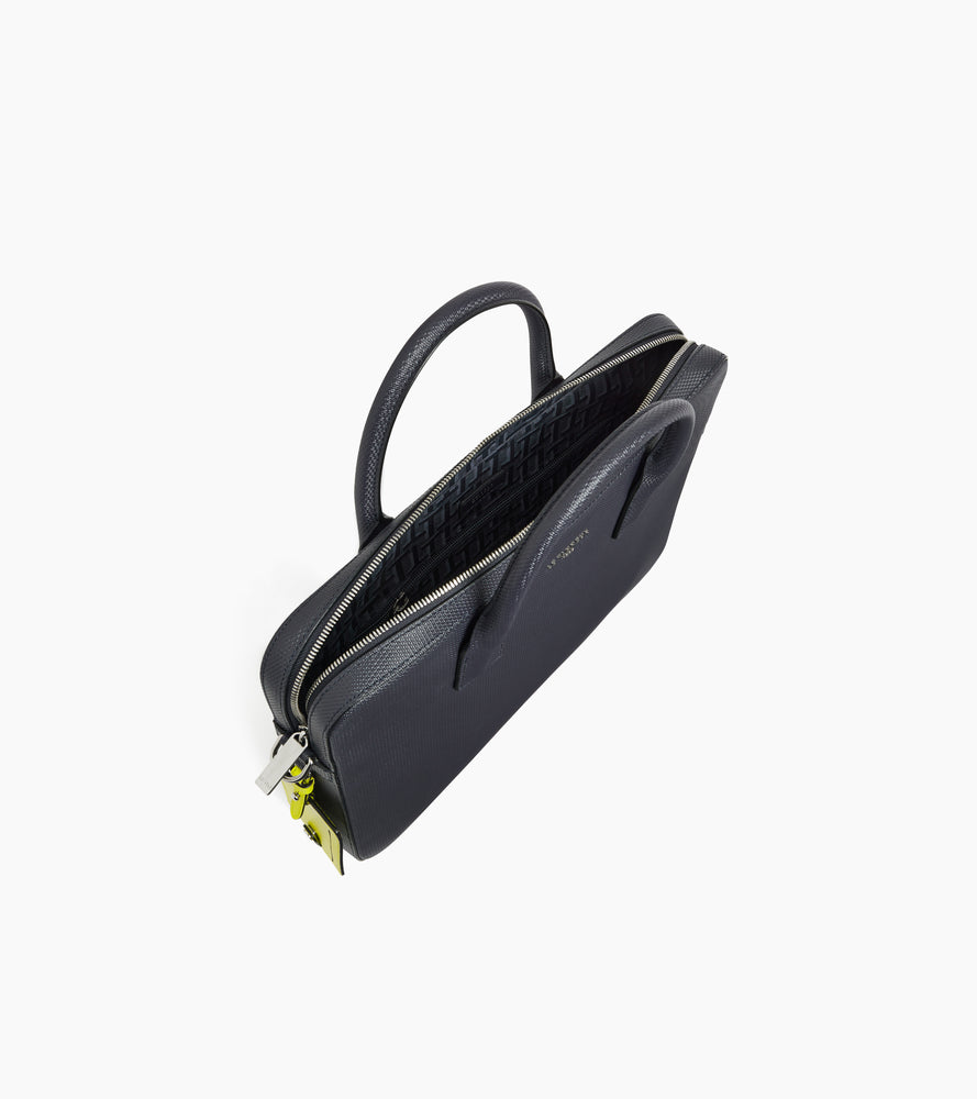 Porte document slim 14" Emile en cuir signature T