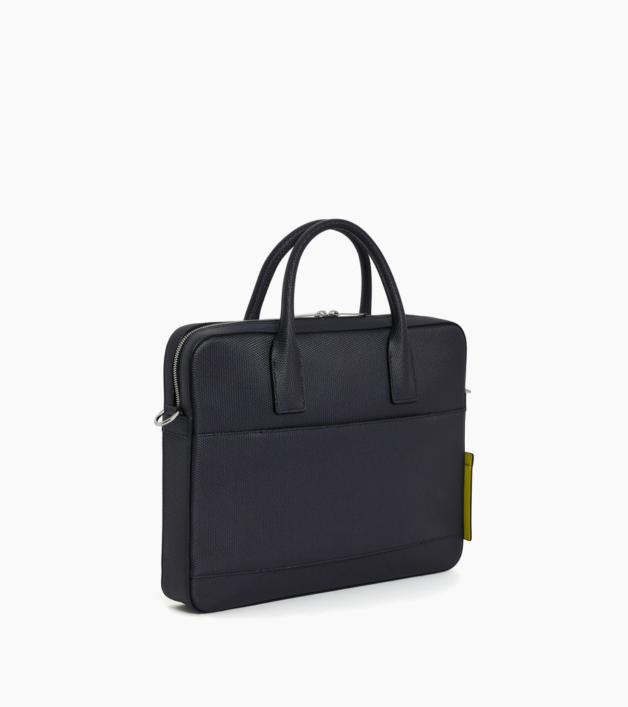 Porte document slim 14" Emile en cuir signature T