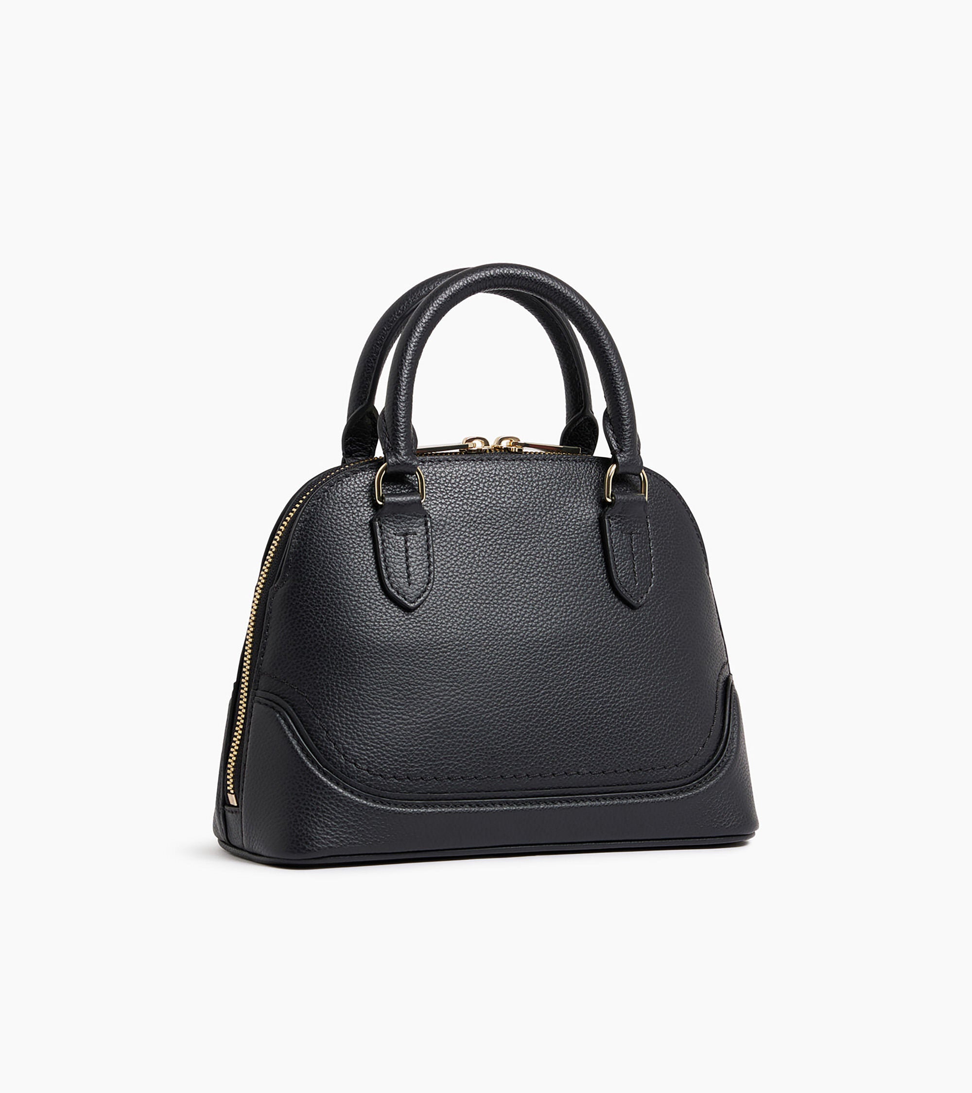Kleine Handtasche Ella aus genarbtem Leder