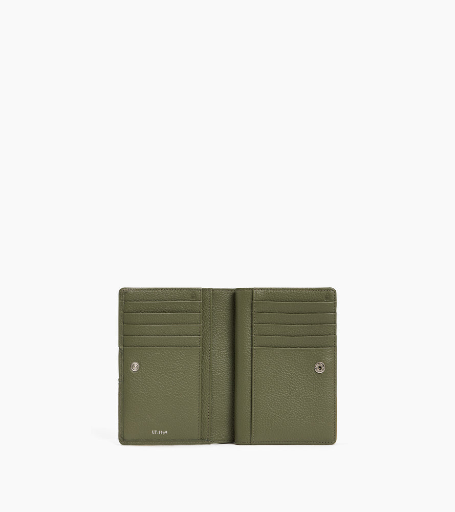 Portefeuille moyen modèle Ella en cuir grainé