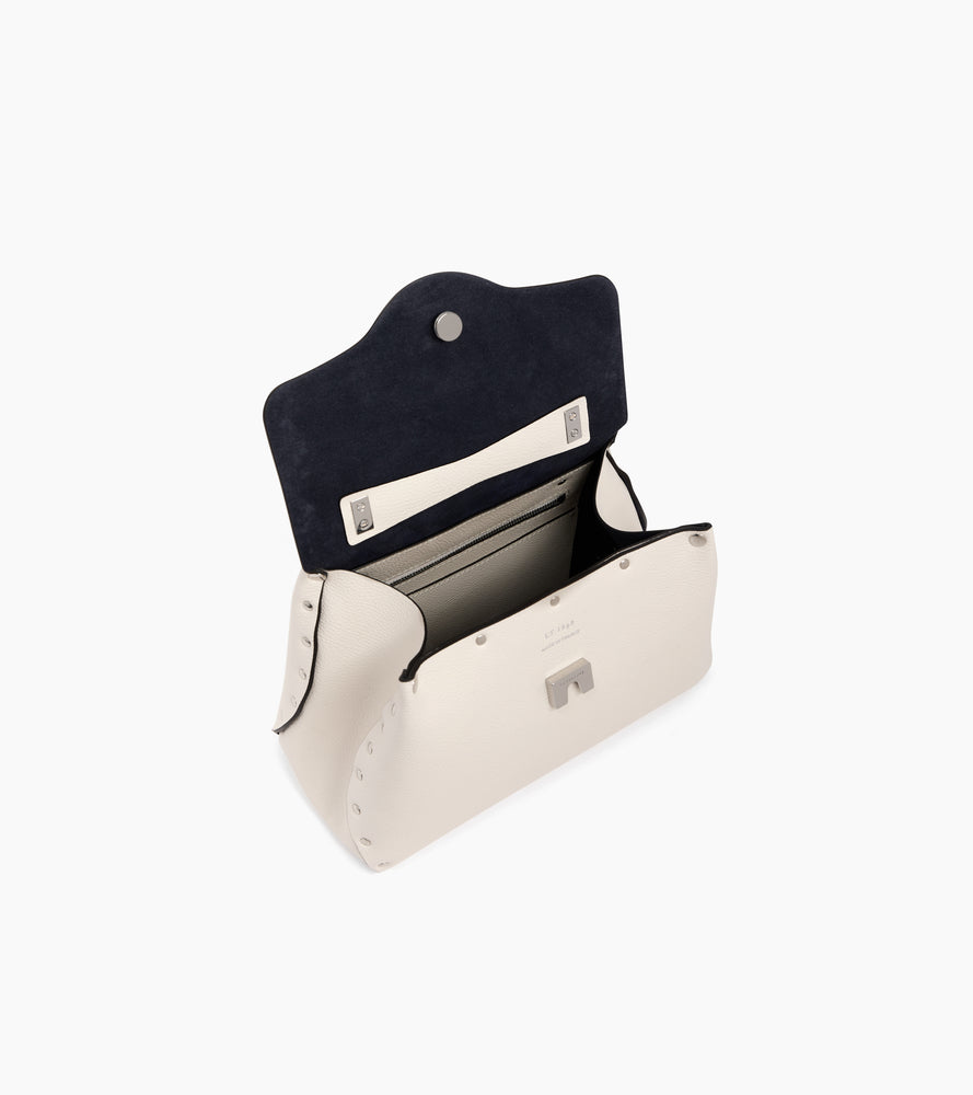 Kleine Handtasche Sans Couture aus genarbtem Ziegenleder