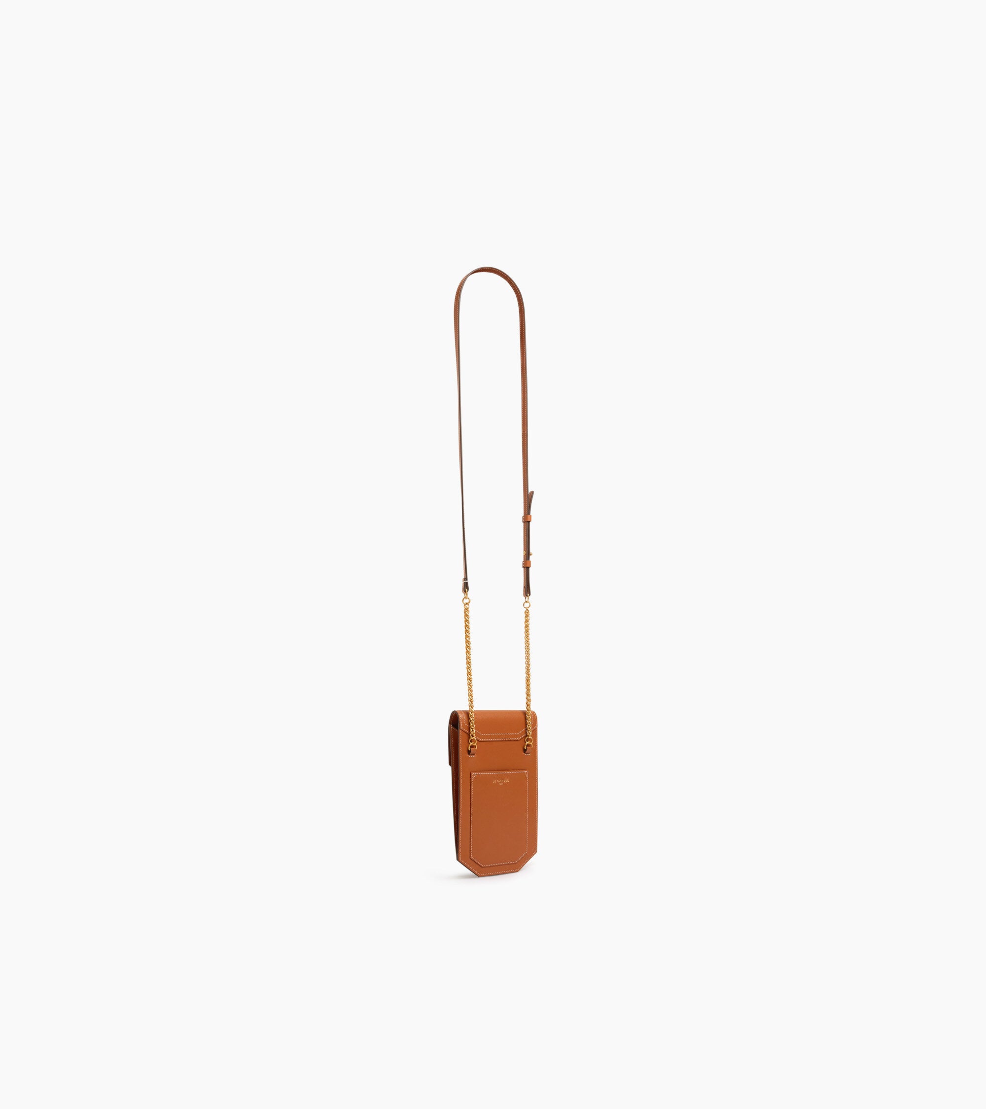 Handytasche Rose mit Klappe aus Glattleder
